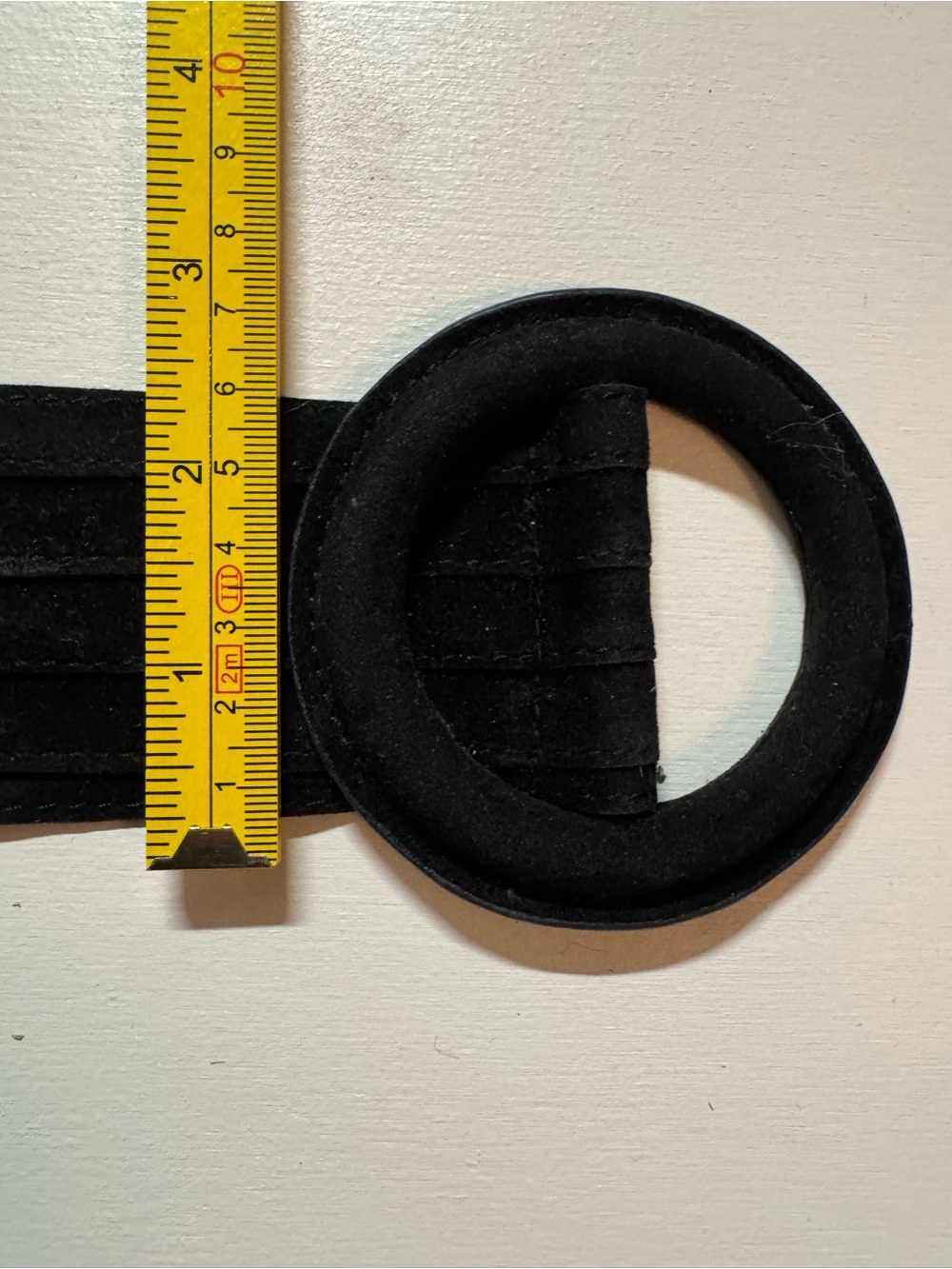 Vintage StatemeyRound Buckle Waist Belt - M/L- adjustable